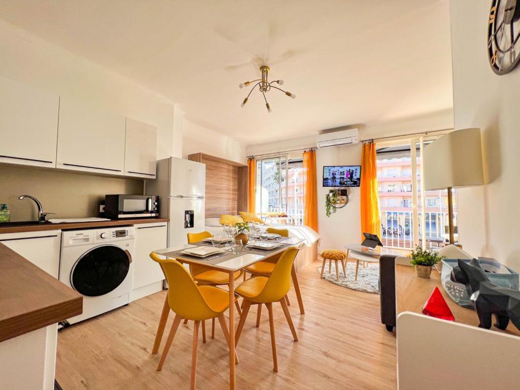Appartement Vue Mer Parking Prive Place Med 카네트 외부 사진
