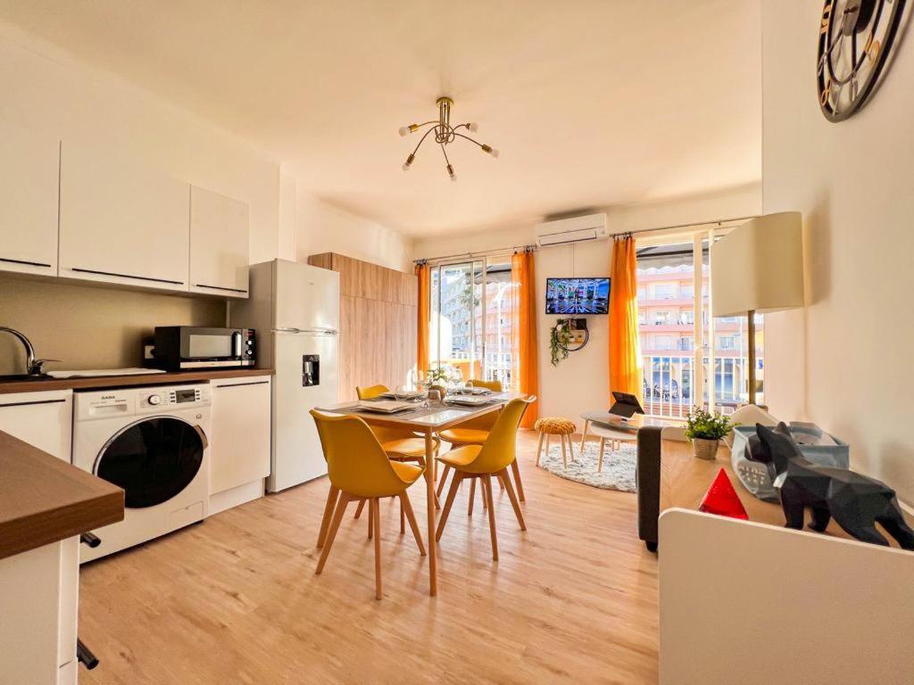 Appartement Vue Mer Parking Prive Place Med 카네트 외부 사진