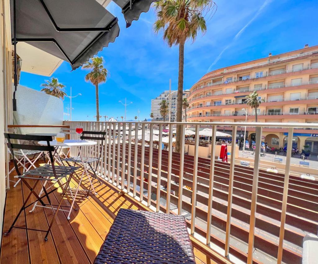 Appartement Vue Mer Parking Prive Place Med 카네트 외부 사진