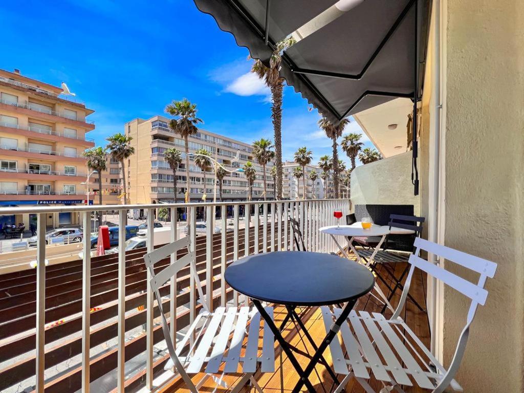 Appartement Vue Mer Parking Prive Place Med 카네트 외부 사진