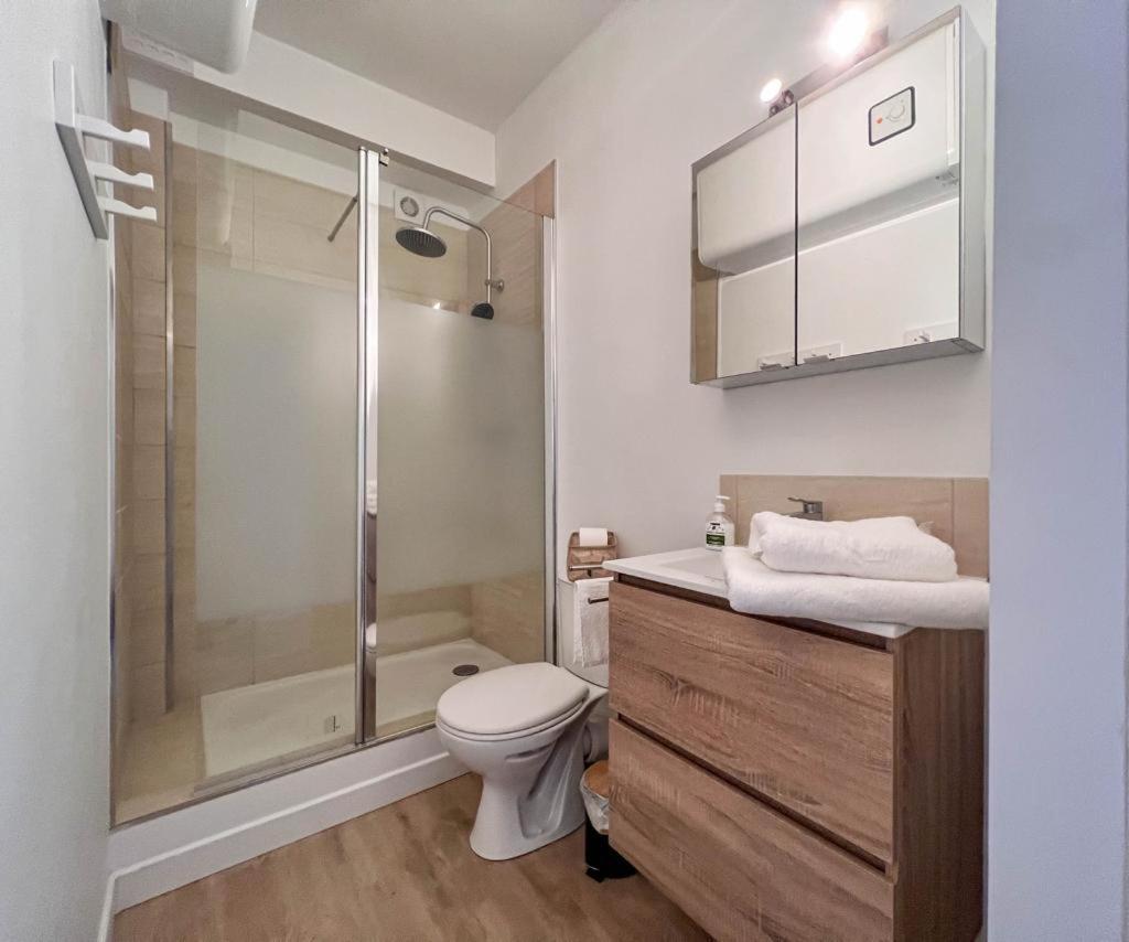 Appartement Vue Mer Parking Prive Place Med 카네트 외부 사진